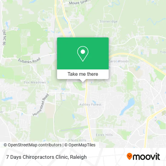 7 Days Chiropractors Clinic map