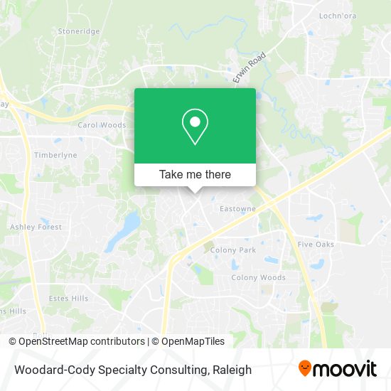 Woodard-Cody Specialty Consulting map