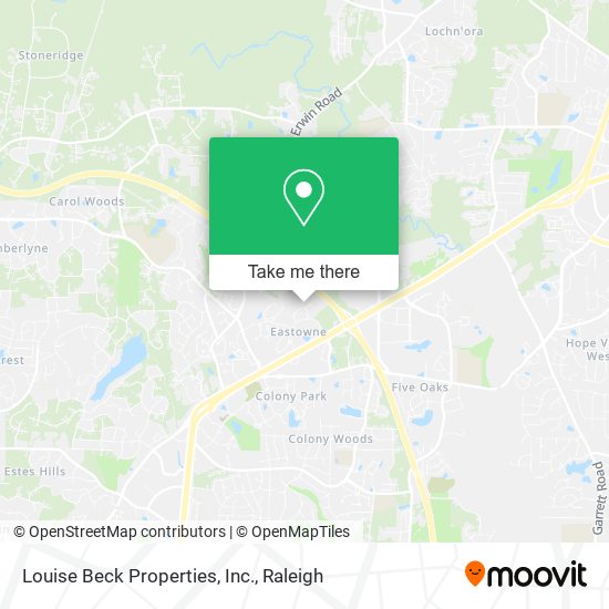 Louise Beck Properties, Inc. map
