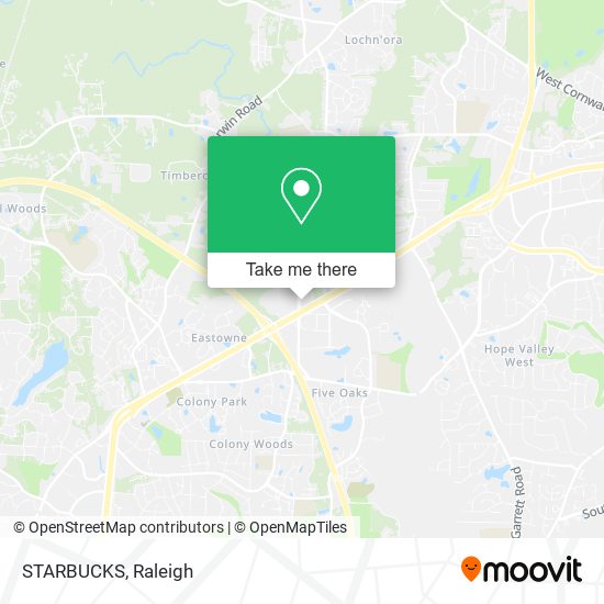 Mapa de STARBUCKS
