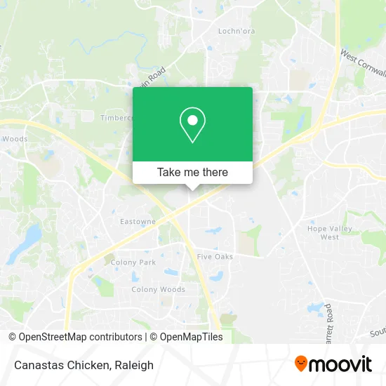 Canastas Chicken map