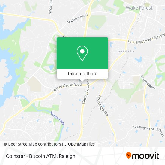Mapa de Coinstar - Bitcoin ATM