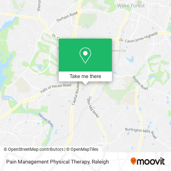 Pain Management Physical Therapy map