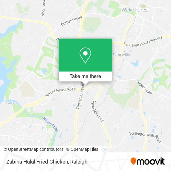 Zabiha Halal Fried Chicken map