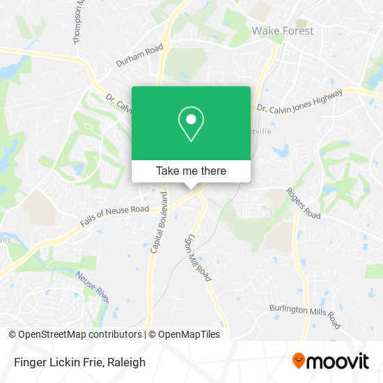 Mapa de Finger Lickin Frie