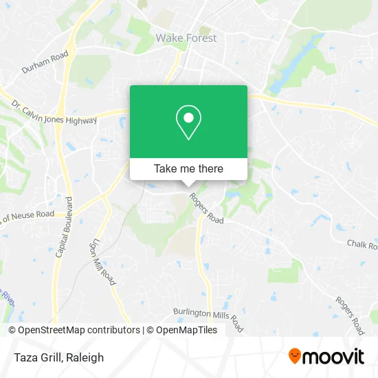 Taza Grill map