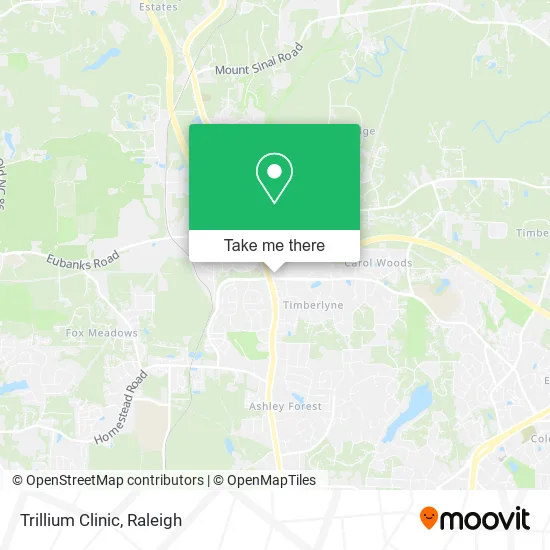 Trillium Clinic map