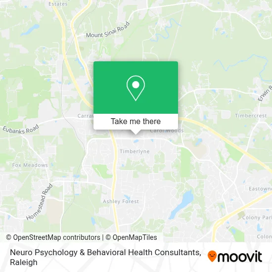 Neuro Psychology & Behavioral Health Consultants map