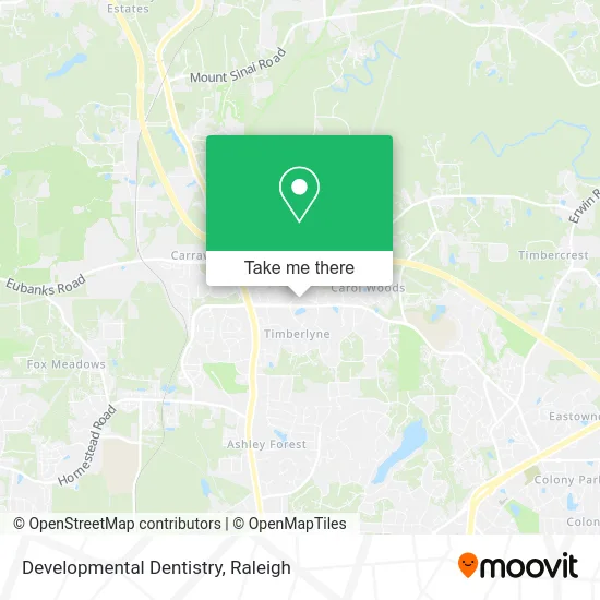 Developmental Dentistry map