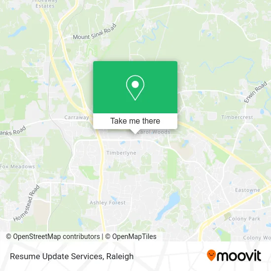Resume Update Services map