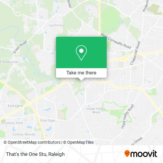 Mapa de That's the One Stu