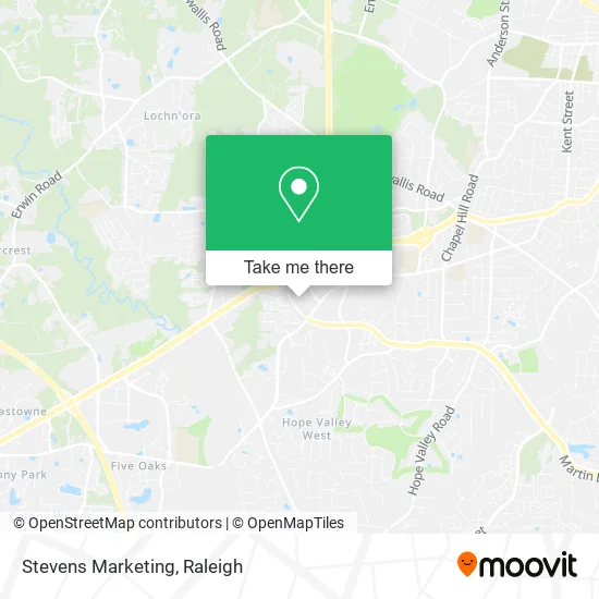 Stevens Marketing map