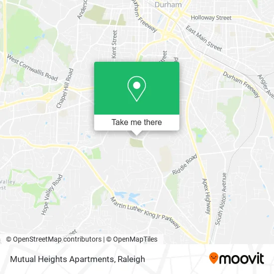 Mutual Heights Apartments map