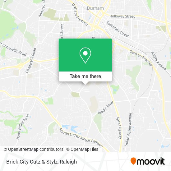 Mapa de Brick City Cutz & Stylz