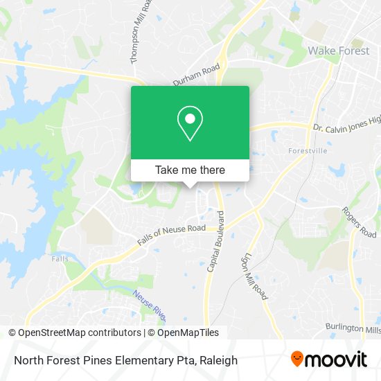 Mapa de North Forest Pines Elementary Pta