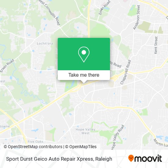 Mapa de Sport Durst Geico Auto Repair Xpress
