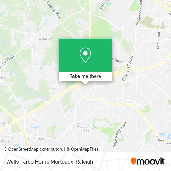 Wells Fargo Home Mortgage map