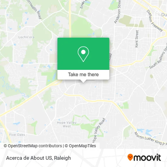 Acerca de About US map