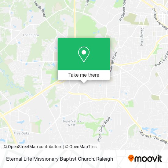 Eternal Life Missionary Baptist Church map