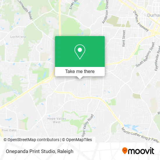 Onepanda Print Studio map