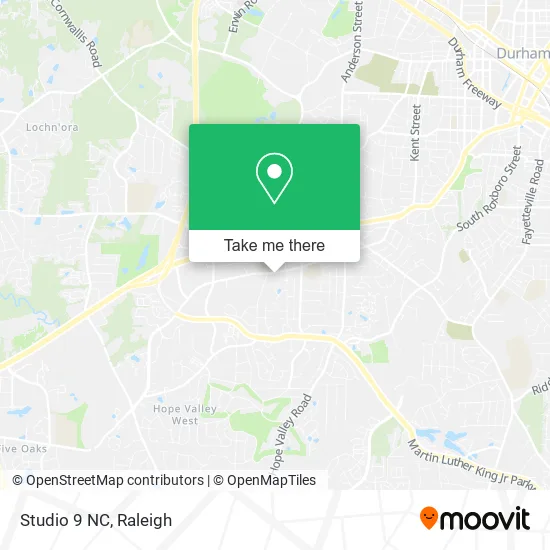 Studio 9 NC map