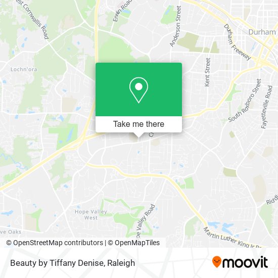 Beauty by Tiffany Denise map