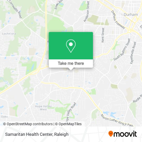 Mapa de Samaritan Health Center