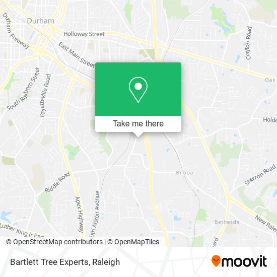 Bartlett Tree Experts map