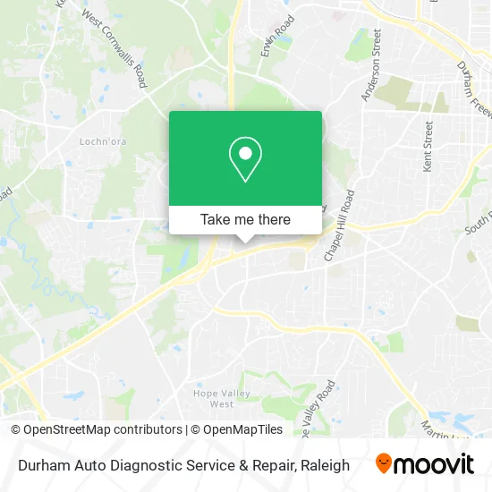 Durham Auto Diagnostic Service & Repair map