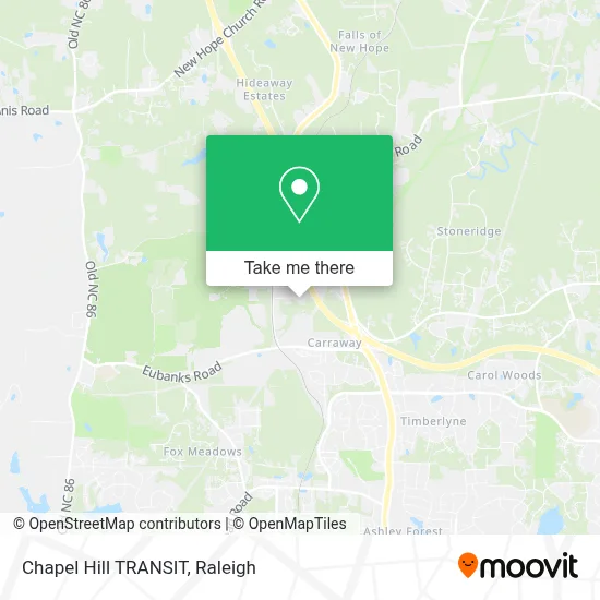 Chapel Hill TRANSIT map