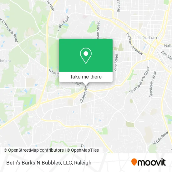 Beth's Barks N Bubbles, LLC map