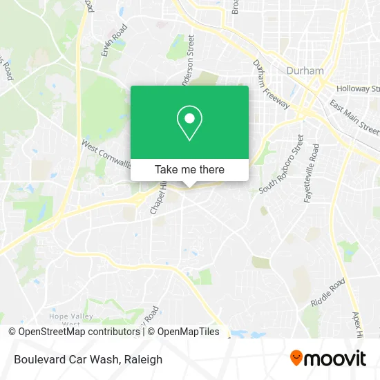 Boulevard Car Wash map