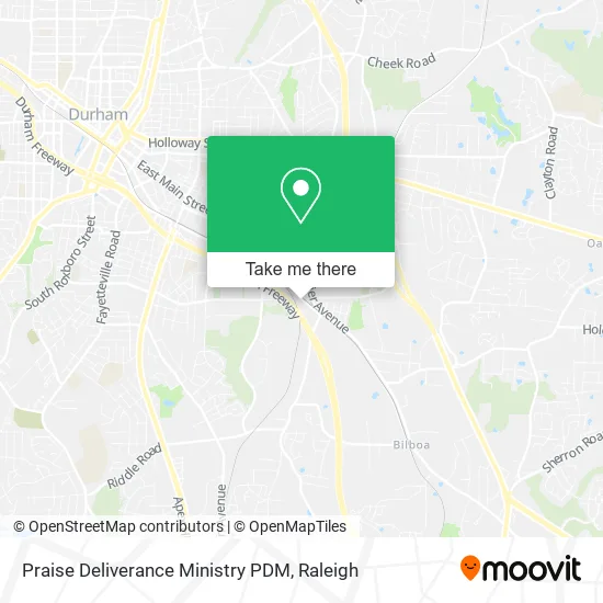 Praise Deliverance Ministry PDM map