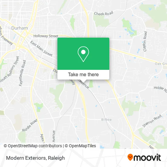 Modern Exteriors map