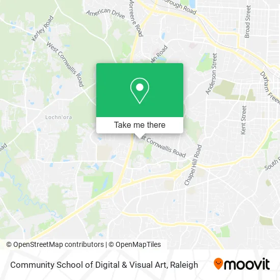 Community School of Digital & Visual Art map