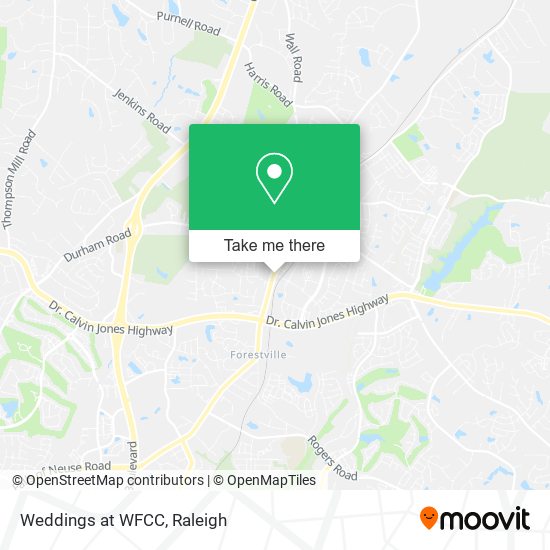 Mapa de Weddings at WFCC