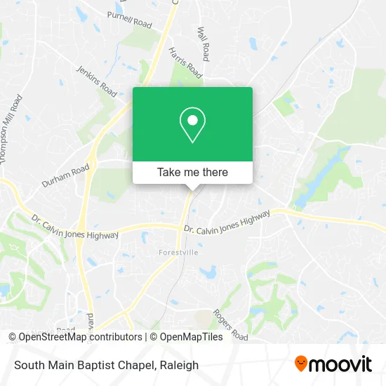 South Main Baptist Chapel map