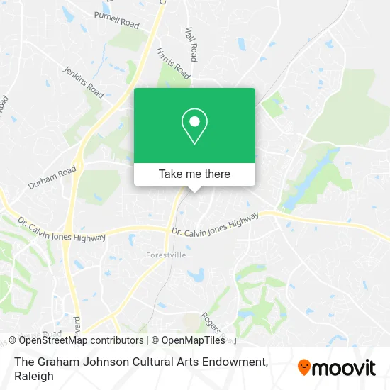 The Graham Johnson Cultural Arts Endowment map
