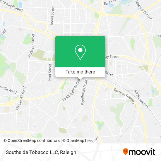 Mapa de Southside Tobacco LLC