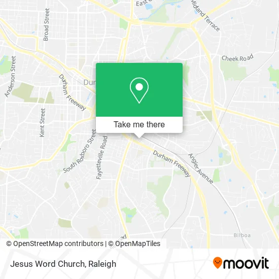 Jesus Word Church map