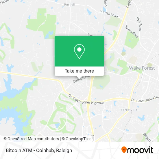 Bitcoin ATM - Coinhub map