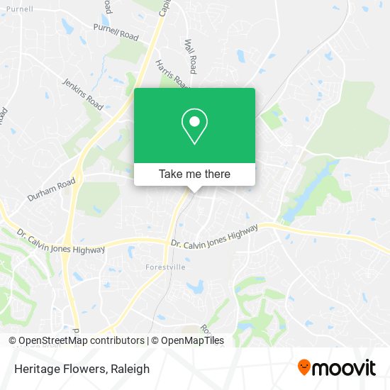 Mapa de Heritage Flowers