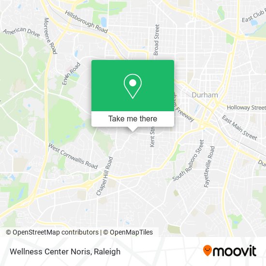 Wellness Center Noris map
