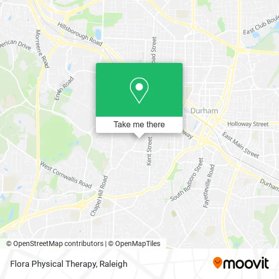 Flora Physical Therapy map