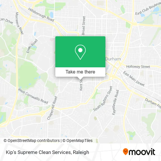 Kip's Supreme Clean Services map