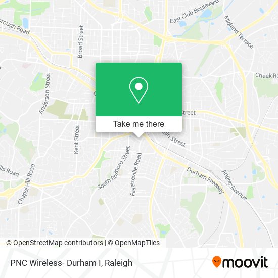 PNC Wireless- Durham I map