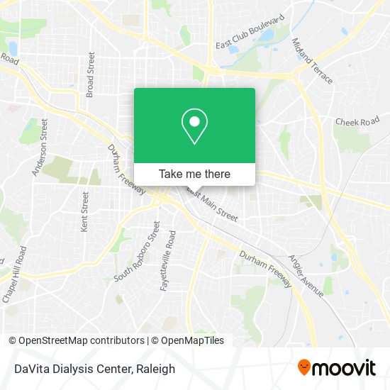 DaVita Dialysis Center map