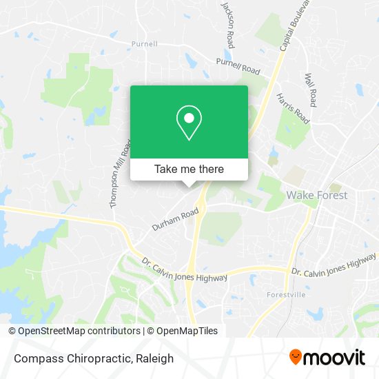Compass Chiropractic map