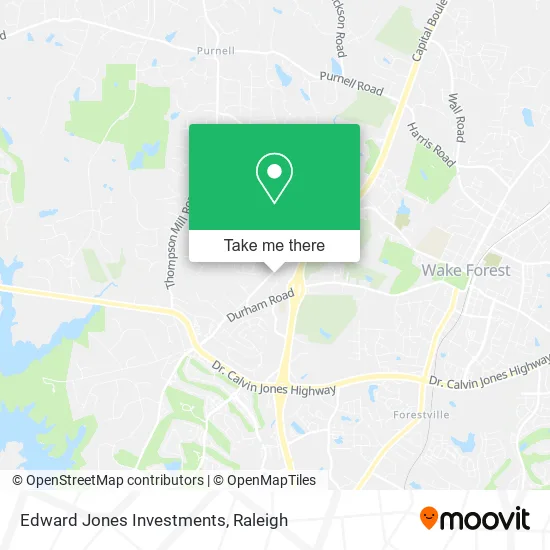 Edward Jones Investments map