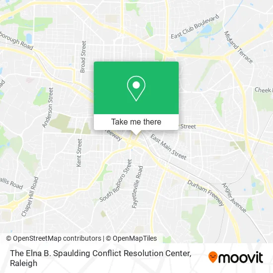 The Elna B. Spaulding Conflict Resolution Center map
